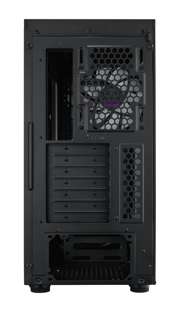 Cooler Master MasterBox 600 ARGB PC Case, Midi-Tower, E-ATX, RGB, Tempered Glass - Black