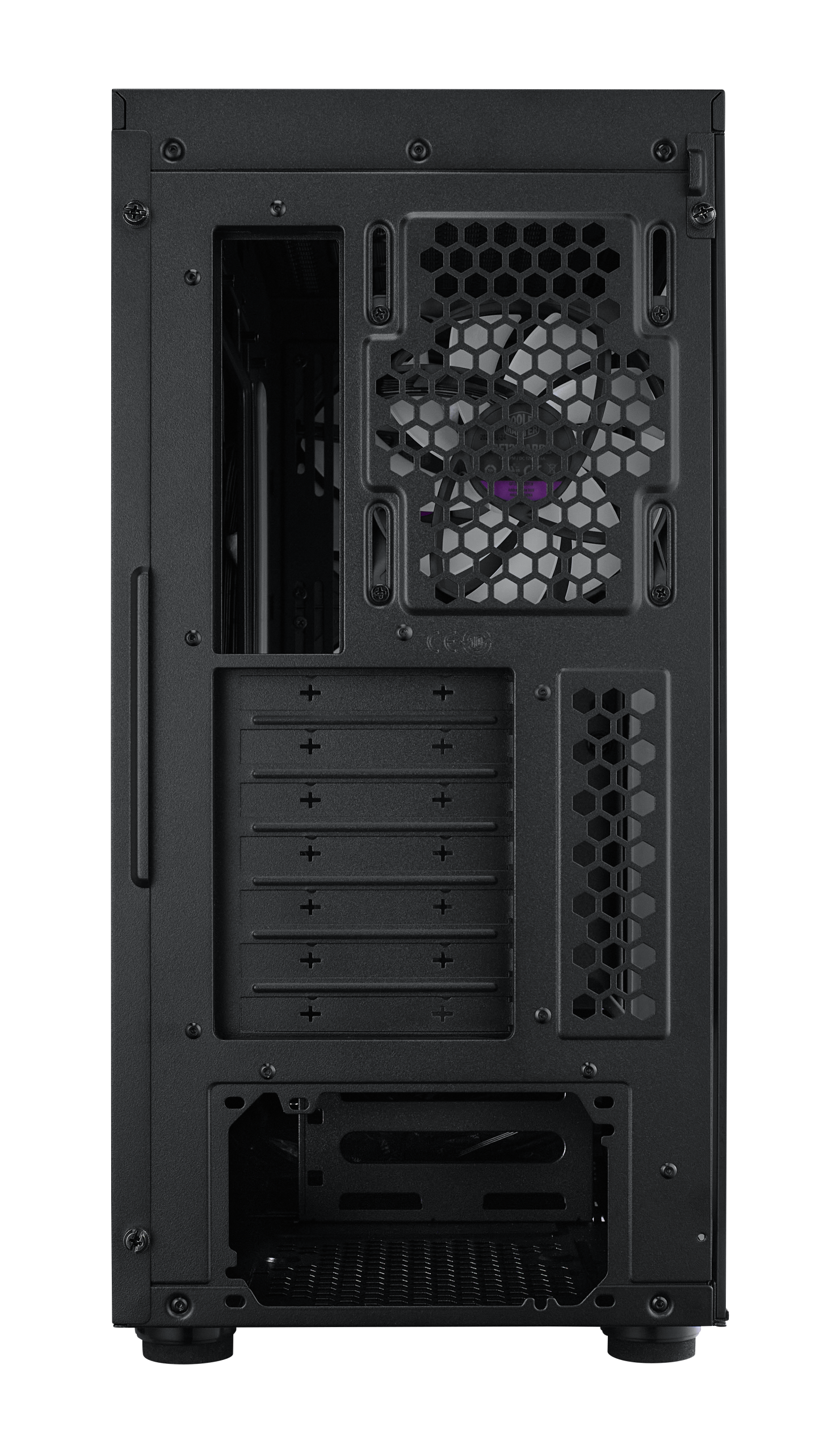 Cooler Master MasterBox 600 ARGB PC Case, Midi-Tower, E-ATX, RGB, Tempered Glass - Black