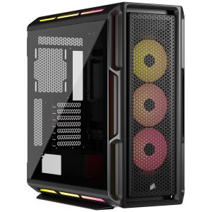 Corsair iCUE LINK 5000T LX PC Case, Midi-Tower, E-ATX, RGB, Tempered Glass - Black