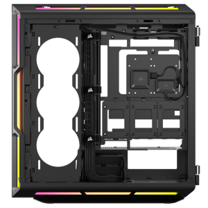 Corsair iCUE LINK 5000T LX PC Case, Midi-Tower, E-ATX, RGB, Tempered Glass - Black