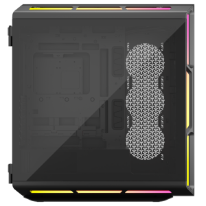 Corsair iCUE LINK 5000T LX PC Case, Midi-Tower, E-ATX, RGB, Tempered Glass - Black