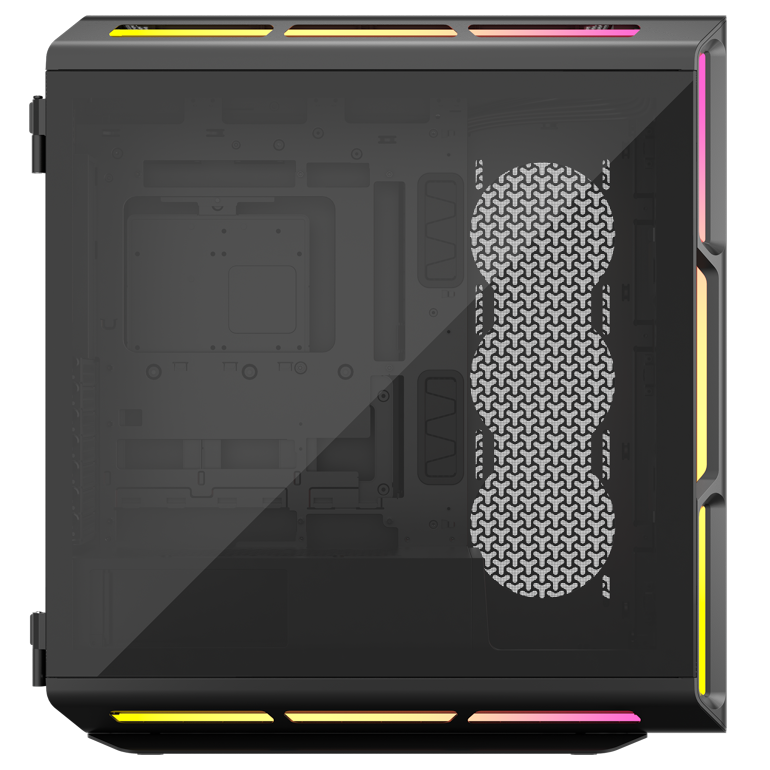 Corsair iCUE LINK 5000T LX PC Case, Midi-Tower, E-ATX, RGB, Tempered Glass - Black
