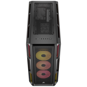 Corsair iCUE LINK 5000T LX PC Case, Midi-Tower, E-ATX, RGB, Tempered Glass - Black