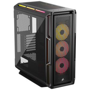 Corsair iCUE LINK 5000T LX PC Case, Midi-Tower, E-ATX, RGB, Tempered Glass - Black