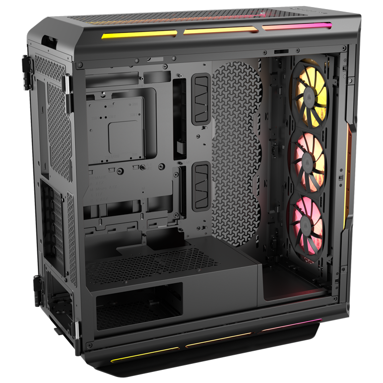 Corsair iCUE LINK 5000T LX PC Case, Midi-Tower, E-ATX, RGB, Tempered Glass - Black