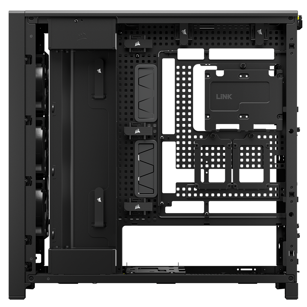 Corsair Frame 5000D PC Case, Midi-Tower, E-ATX, Tempered Glass - Black