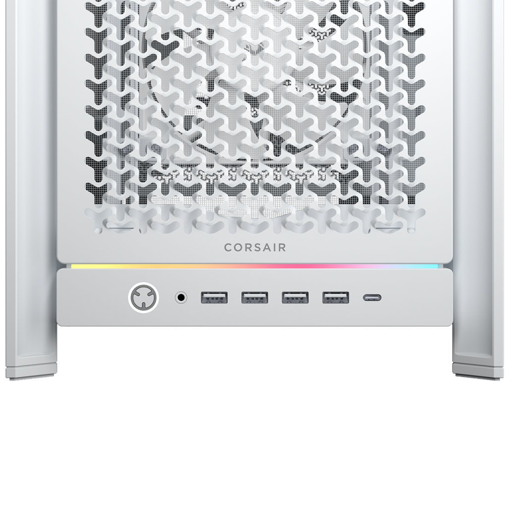 Corsair Frame 5000D PC Case, Midi-Tower, E-ATX, Tempered Glass - White : image 3