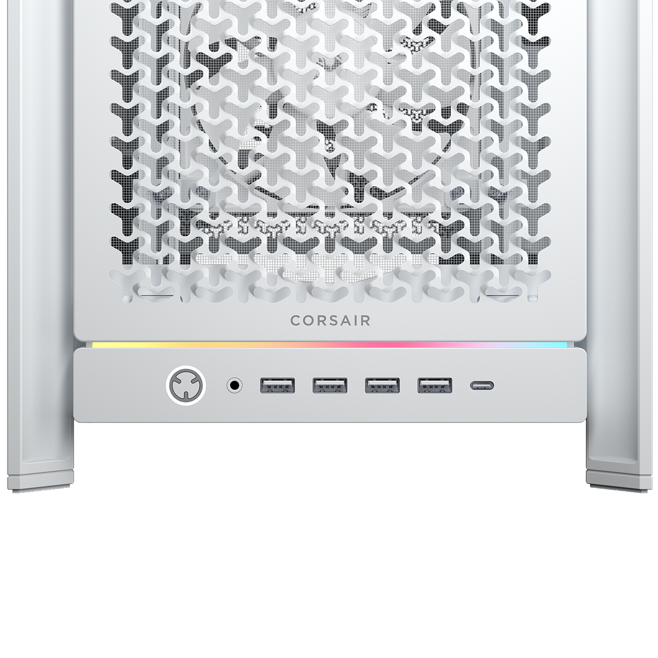 Corsair Frame 5000D PC Case, Midi-Tower, E-ATX, Tempered Glass - White : image 3