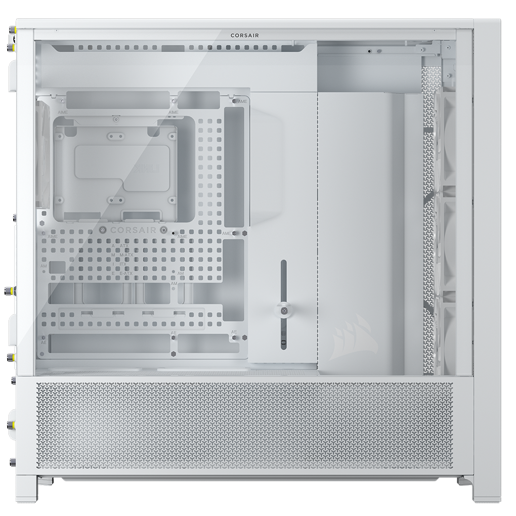 Corsair Frame 5000D PC Case, Midi-Tower, E-ATX, Tempered Glass - White : image 4
