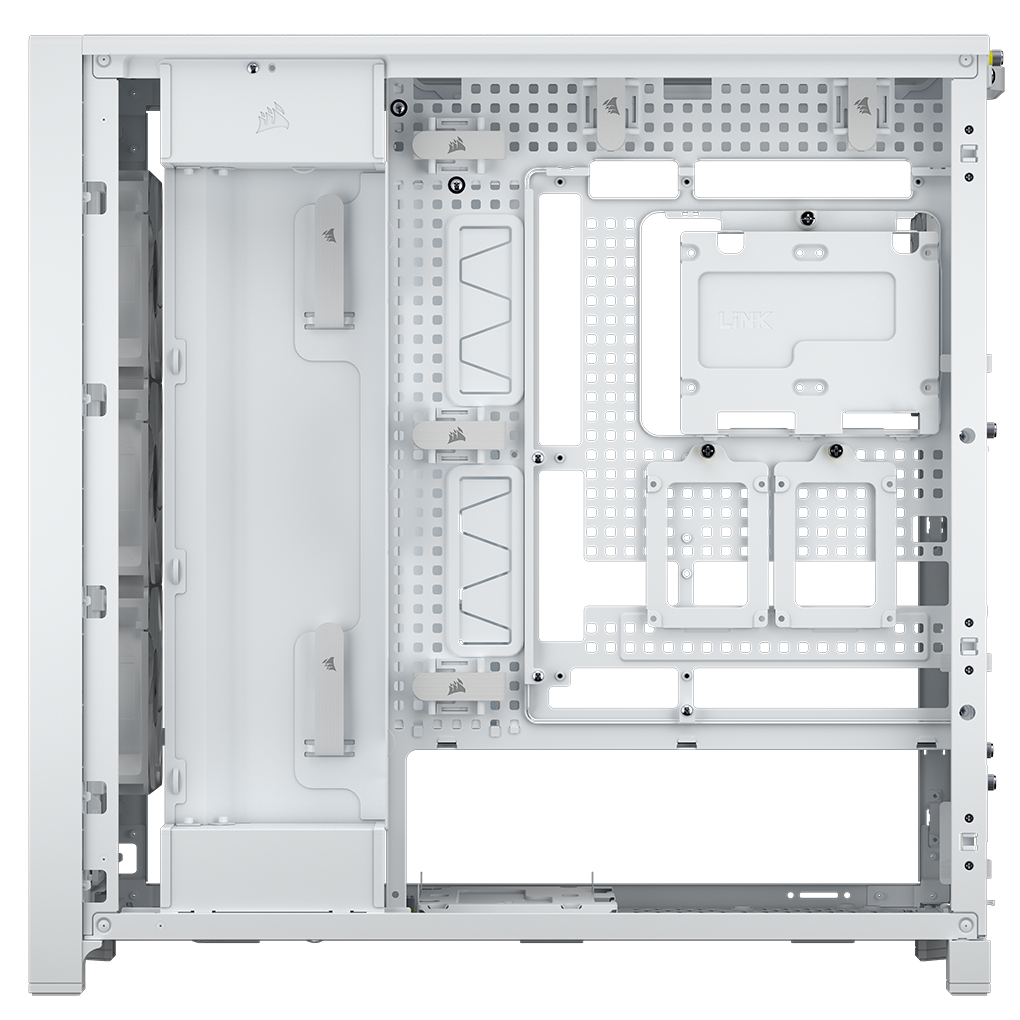 Corsair Frame 5000D PC Case, Midi-Tower, E-ATX, Tempered Glass - White : image 7
