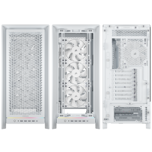Corsair Frame 5000D PC Case, Midi-Tower, E-ATX, Tempered Glass - White : image 8