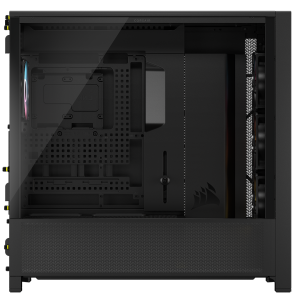 Corsair Frame 5000D RS ARGB PC Case, Midi-Tower, E-ATX, RGB, Tempered Glass - Black
