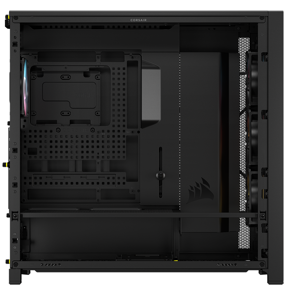 Corsair Frame 5000D RS ARGB PC Case, Midi-Tower, E-ATX, RGB, Tempered Glass - Black