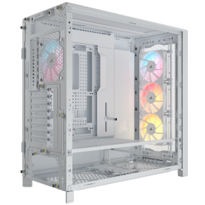 Corsair Frame 5000D RS ARGB PC Case, Midi-Tower, E-ATX, Tempered Glass - White