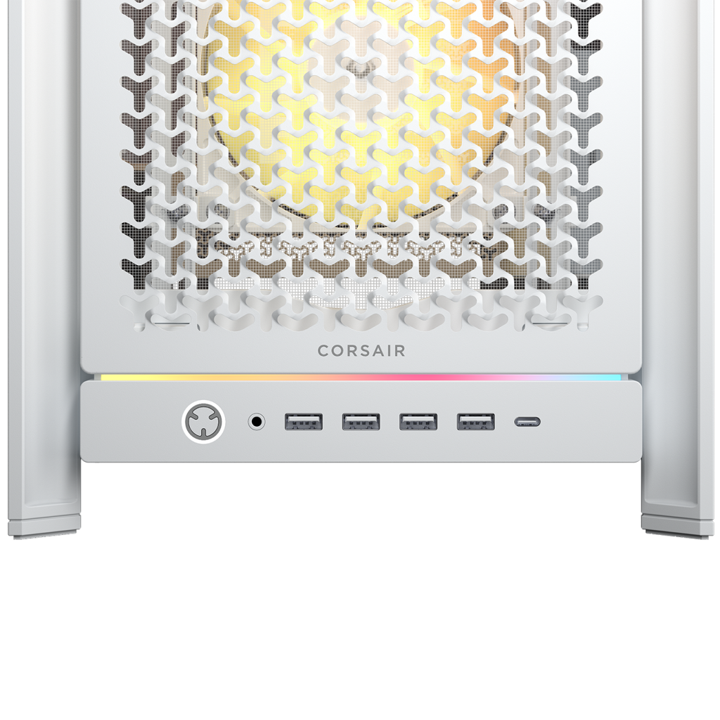 Corsair Frame 5000D RS ARGB PC Case, Midi-Tower, E-ATX, Tempered Glass - White