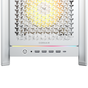 Corsair Frame 5000D RS ARGB PC Case, Midi-Tower, E-ATX, Tempered Glass - White