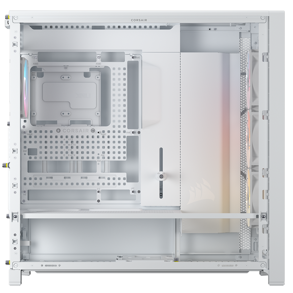Corsair Frame 5000D RS ARGB PC Case, Midi-Tower, E-ATX, Tempered Glass - White