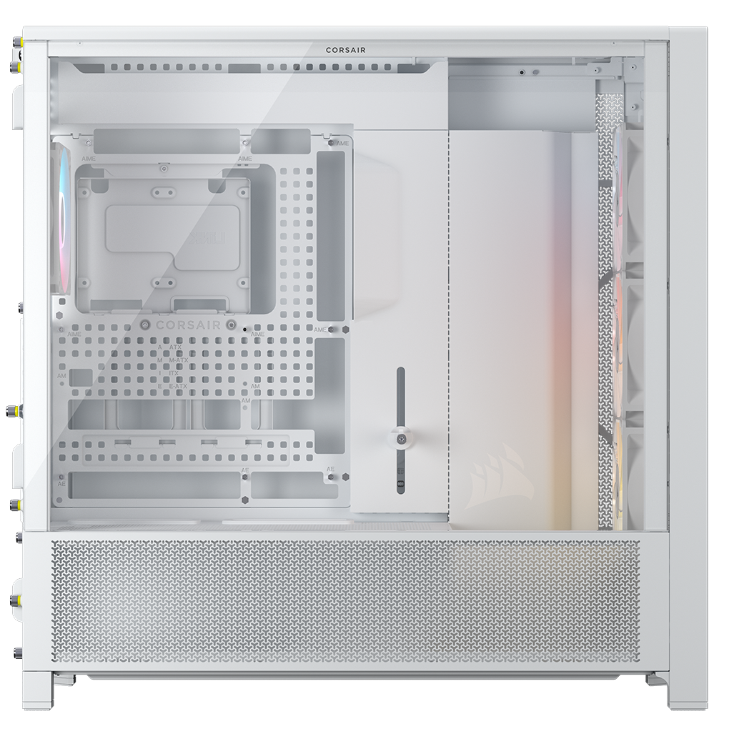 Corsair Frame 5000D RS ARGB PC Case, Midi-Tower, E-ATX, Tempered Glass - White