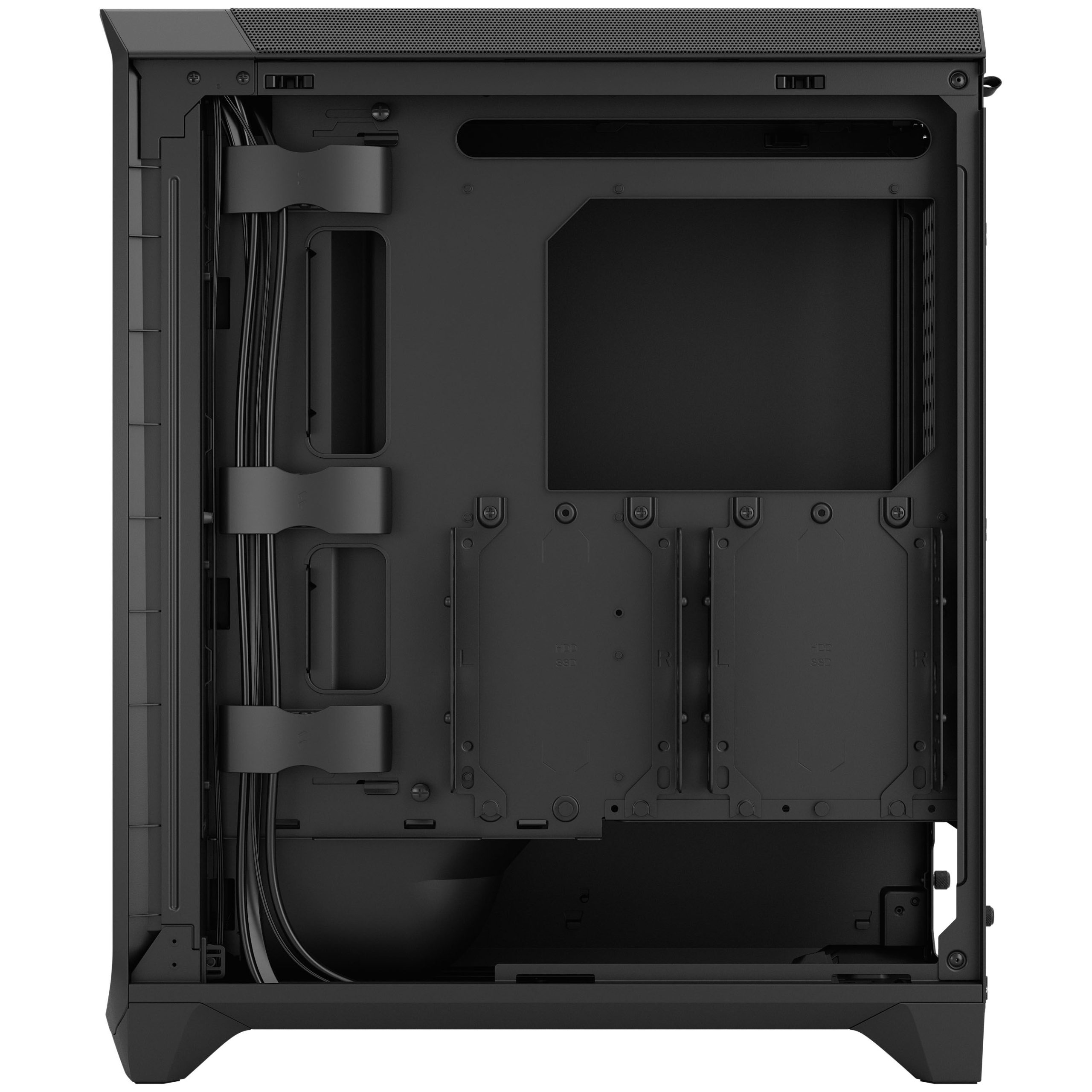 Fractal Design Meshify 3 Solid PC Case, Midi-Tower, E-ATX - Black