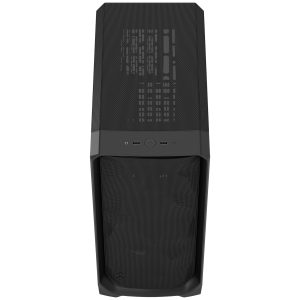 Fractal Design Meshify 3 Solid PC Case, Midi-Tower, E-ATX - Black