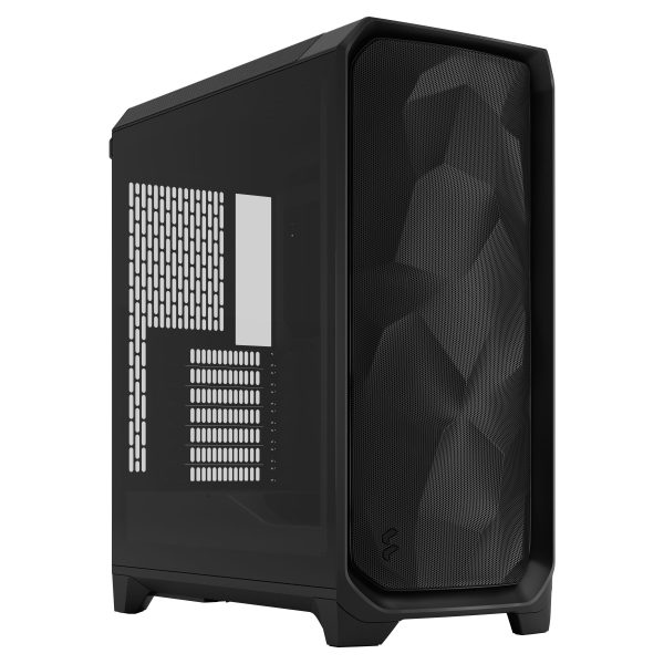 Fractal Design Meshify 3 TG Light Tint PC Case, Midi-Tower, E-ATX – Black