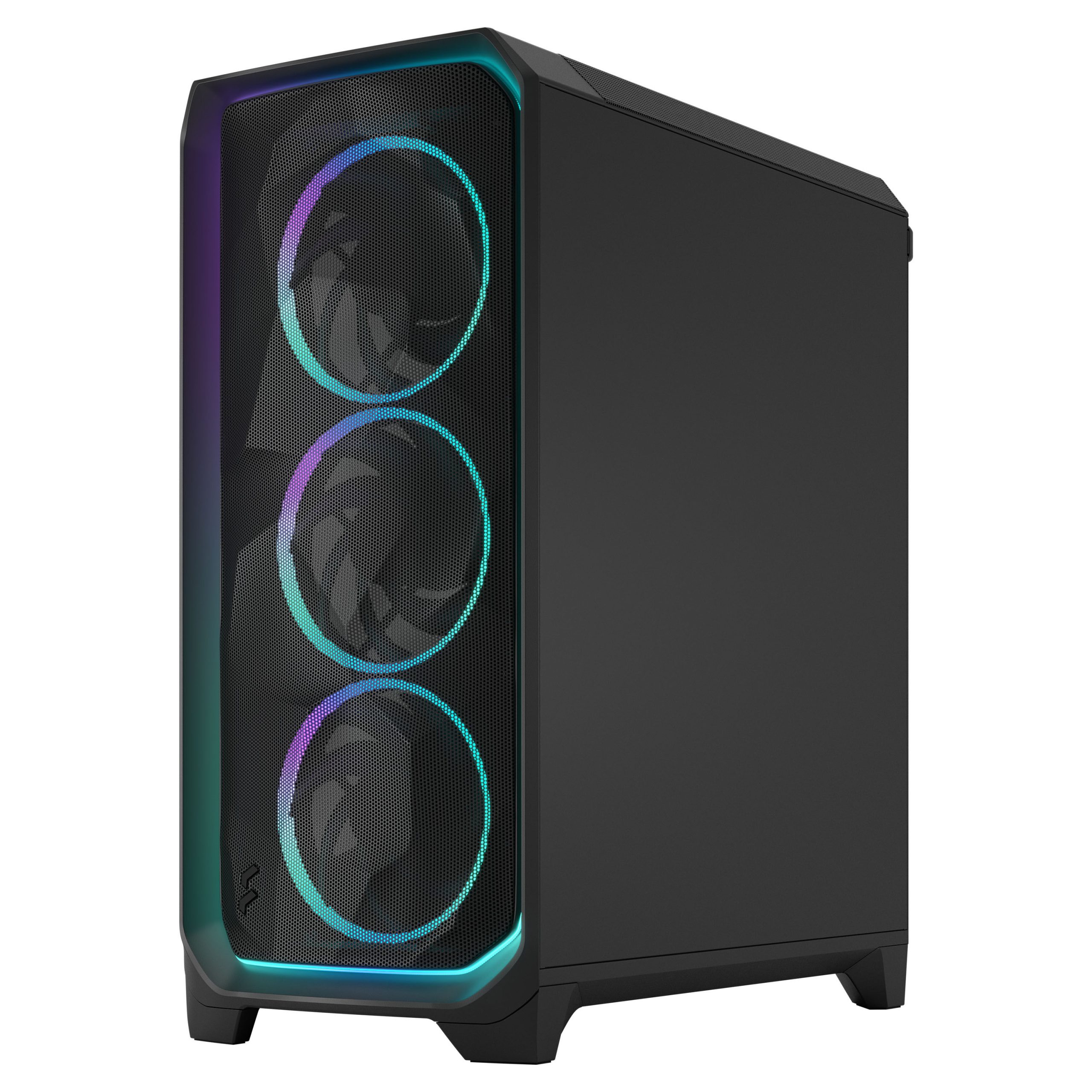 Fractal Design Meshify 3 Ambience Pro RGB TG Light PC Case, Midi-Tower, E-ATX - Black : image 5
