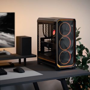 Fractal Design Meshify 3 Ambience Pro RGB TG Light PC Case, Midi-Tower, E-ATX - Black : image 14