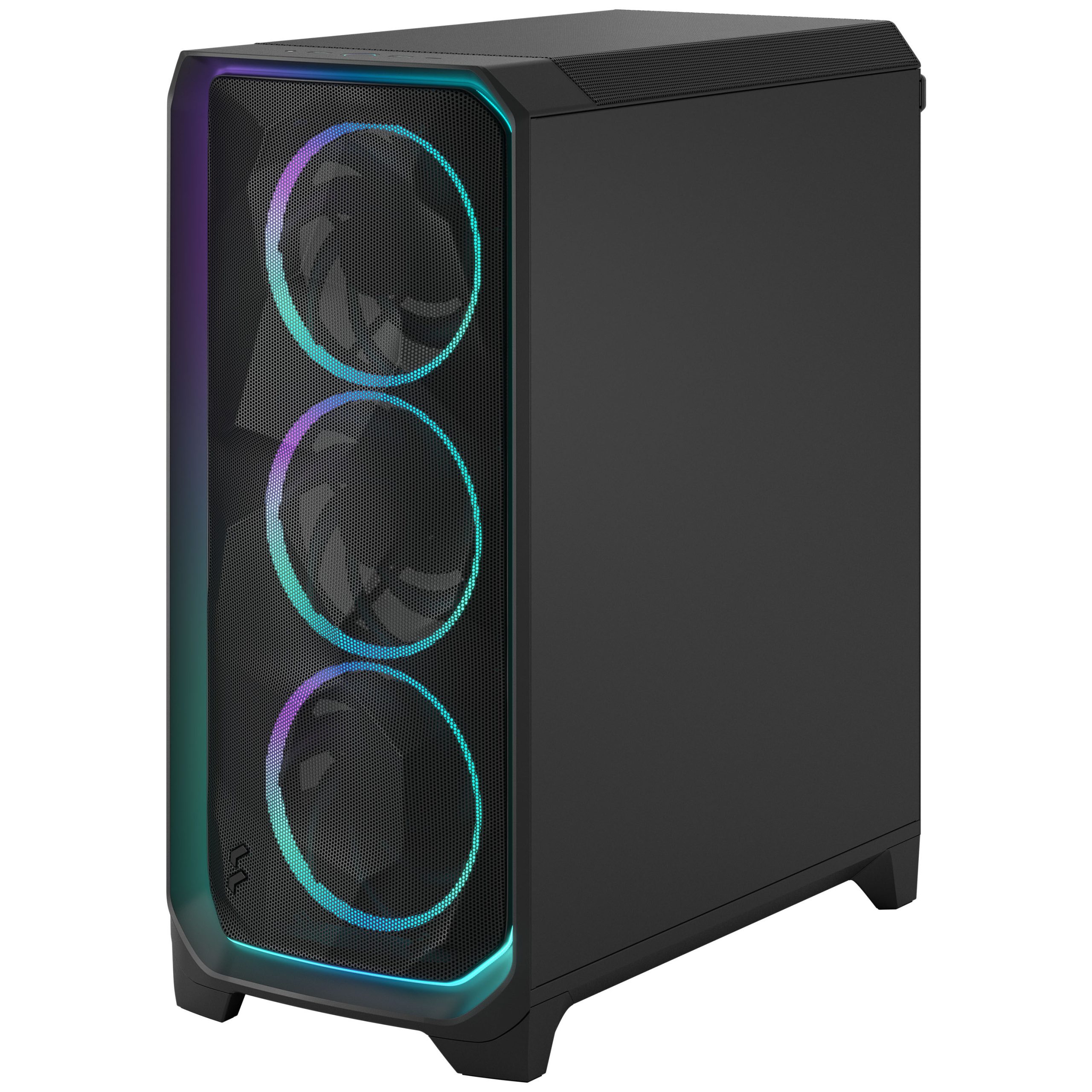 Fractal Design Meshify 3 Ambience Pro RGB TG Light PC Case, Midi-Tower, E-ATX - Black : image 4