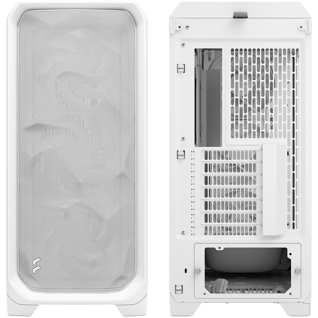 Fractal Design Meshify 3 White TG Clear PC Case, Midi-Tower, E-ATX - White : image 11