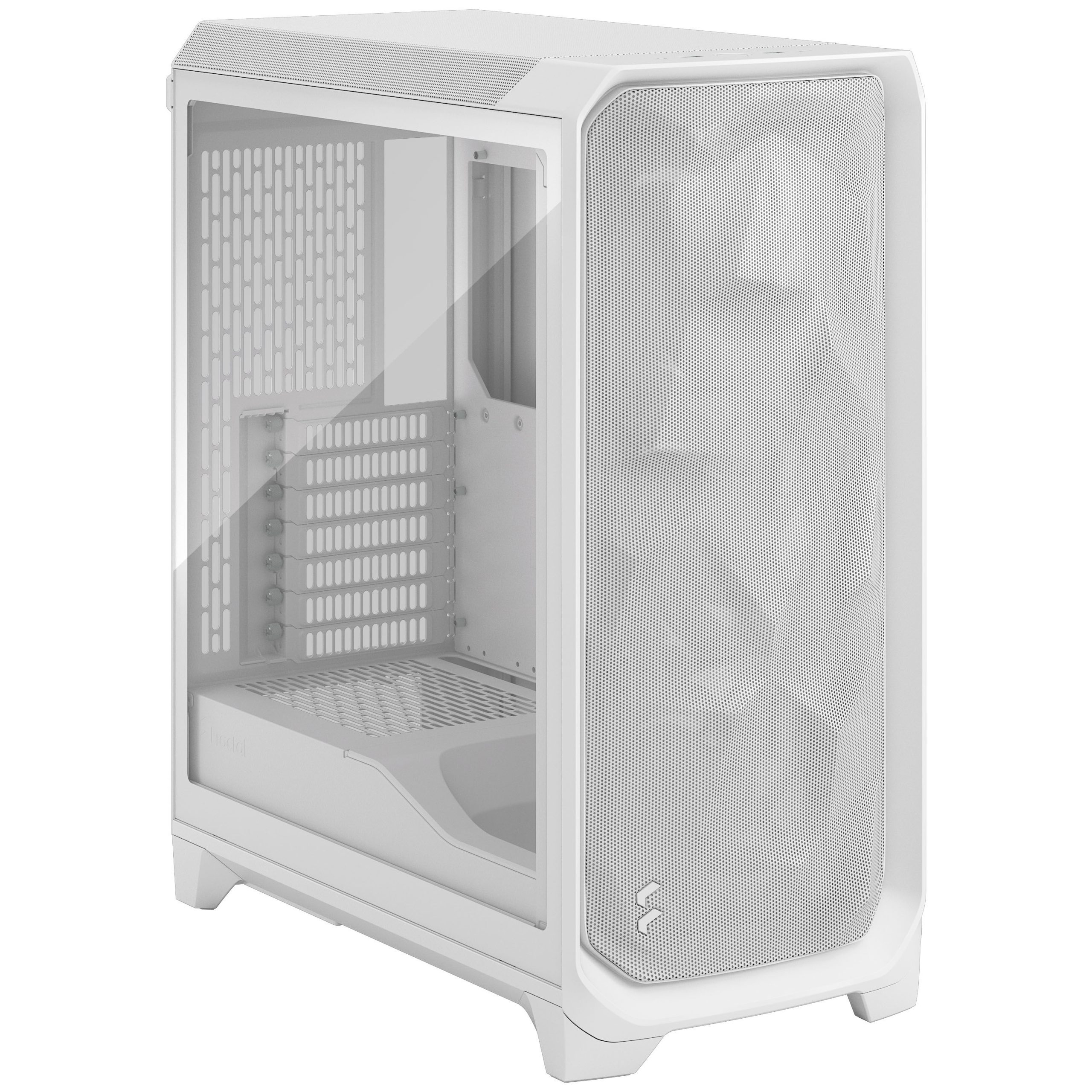Fractal Design Meshify 3 White TG Clear PC Case, Midi-Tower, E-ATX - White : image 2