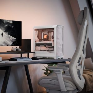 Fractal Design Meshify 3 White TG Clear PC Case, Midi-Tower, E-ATX - White : image 13