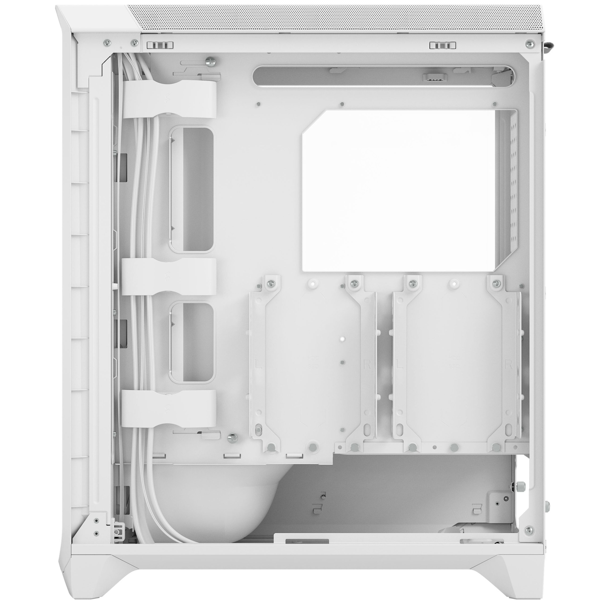 Fractal Design Meshify 3 White TG Clear PC Case, Midi-Tower, E-ATX - White : image 10