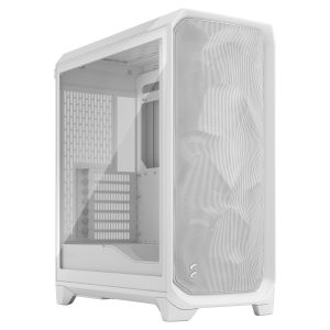 Fractal Design Meshify 3 White TG Clear PC Case, Midi-Tower, E-ATX - White : image 1
