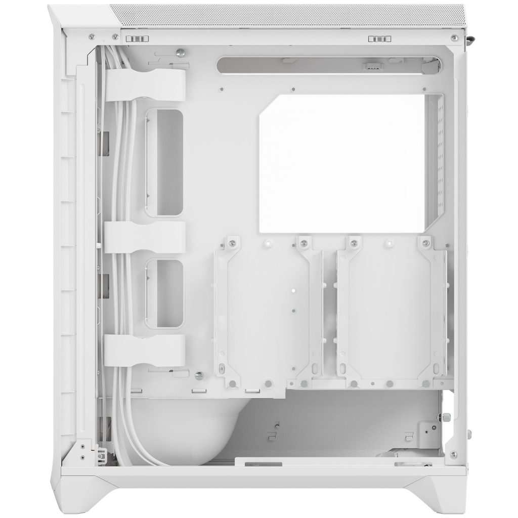 Fractal Design Meshify 3 RGB TG Clear PC Case, Midi-Tower, E-ATX - White