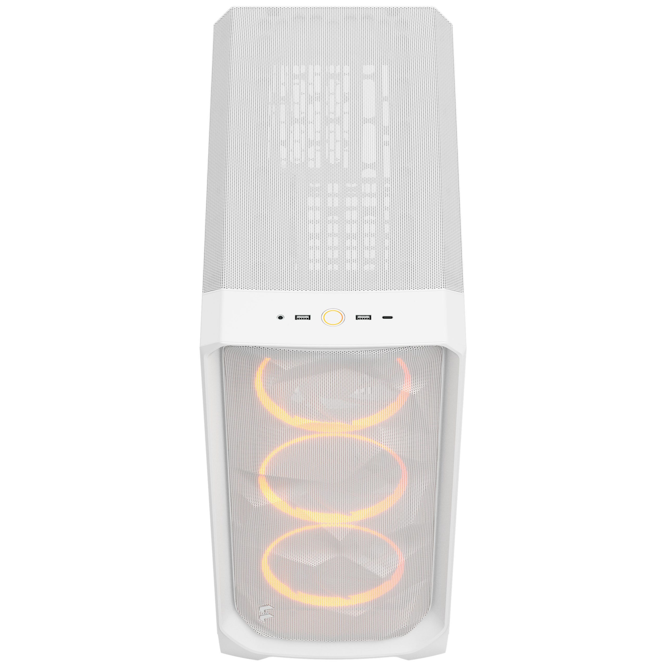 Fractal Design Meshify 3 RGB TG Clear PC Case, Midi-Tower, E-ATX - White