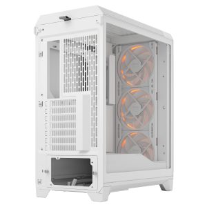 Fractal Design Meshify 3 RGB TG Clear PC Case, Midi-Tower, E-ATX - White