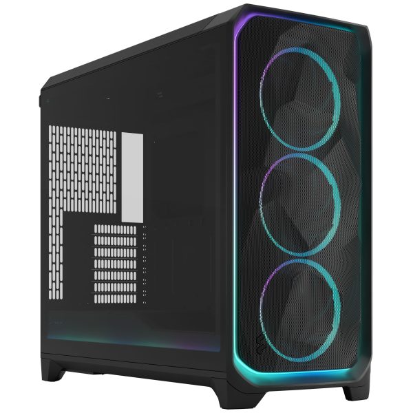 Fractal Design Meshify 3 XL Ambience Pro RGB PC Case – Full-Tower, E-ATX, Tempered Glass – Black