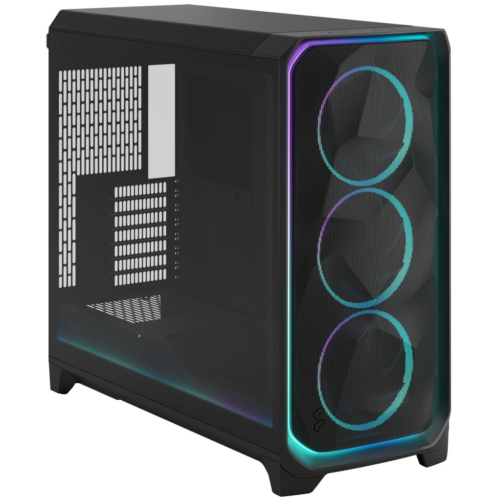 Fractal Design Meshify 3 XL Ambience Pro RGB PC Case - Full-Tower, E-ATX, Tempered Glass - Black