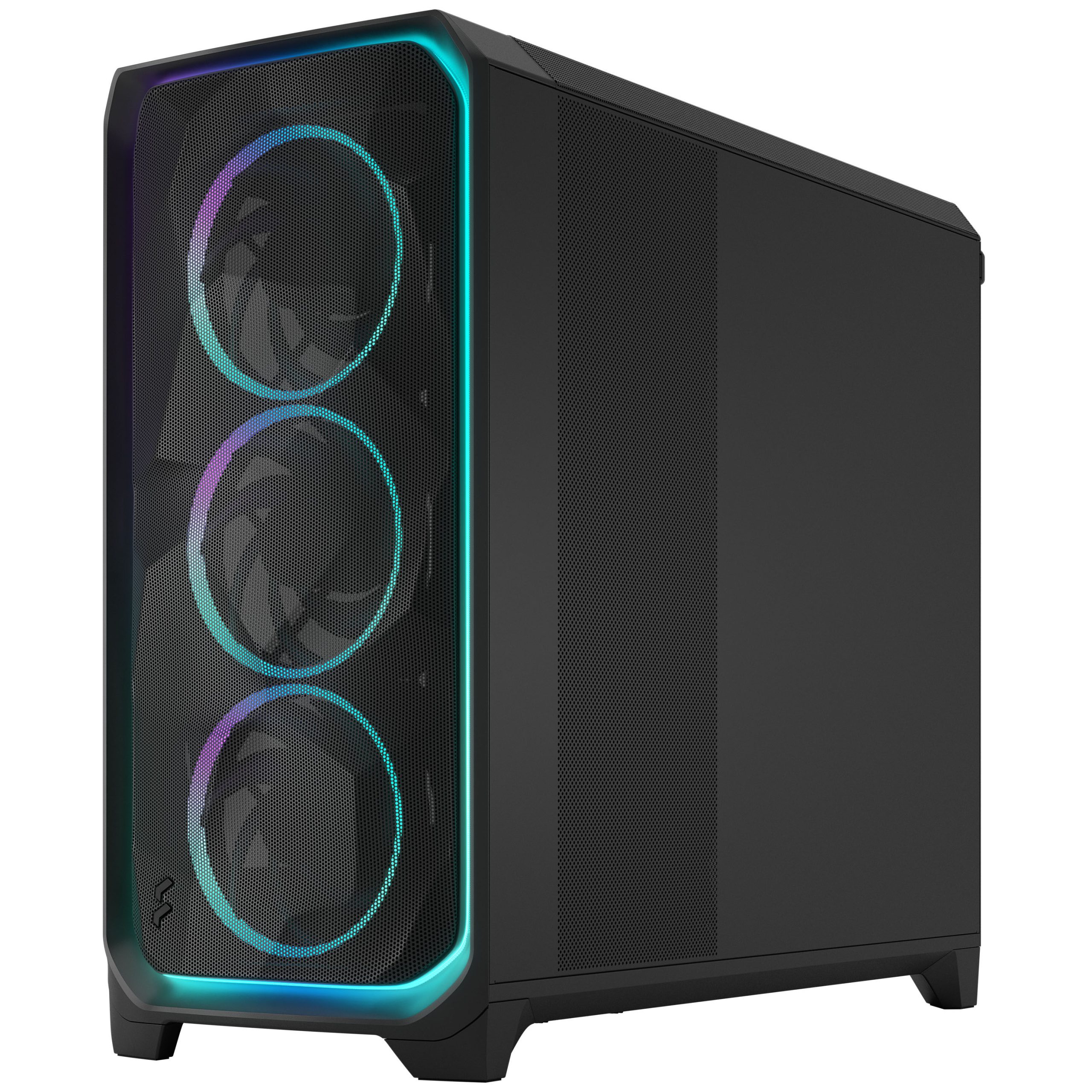Fractal Design Meshify 3 XL Ambience Pro RGB PC Case - Full-Tower, E-ATX, Tempered Glass - Black
