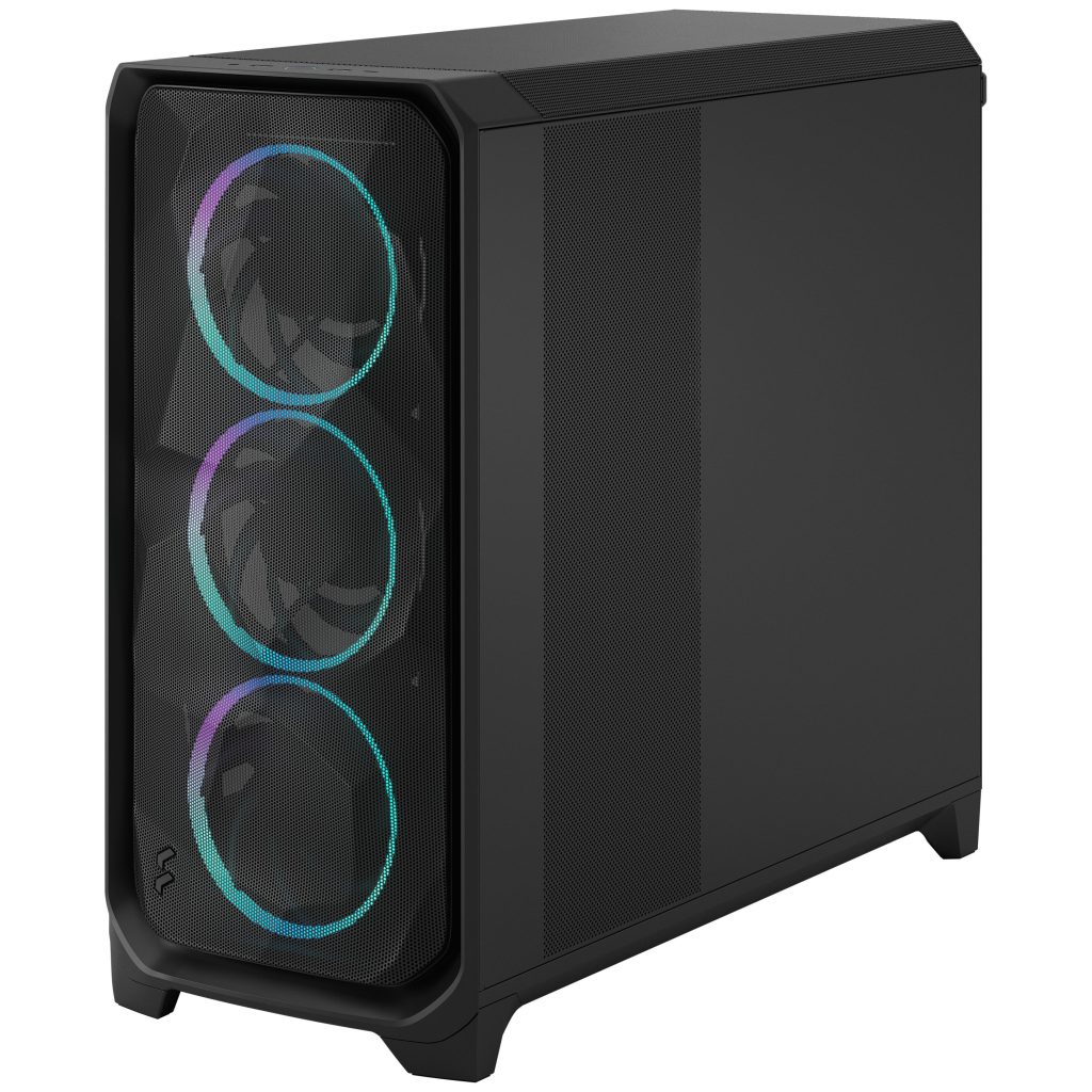 Fractal Design Meshify 3 XL RGB TG PC Case - Full-Tower, E-ATX, Tempered Glass - Black