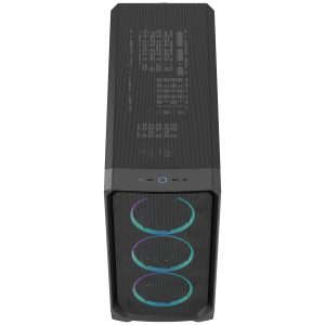 Fractal Design Meshify 3 XL RGB TG PC Case - Full-Tower, E-ATX, Tempered Glass - Black