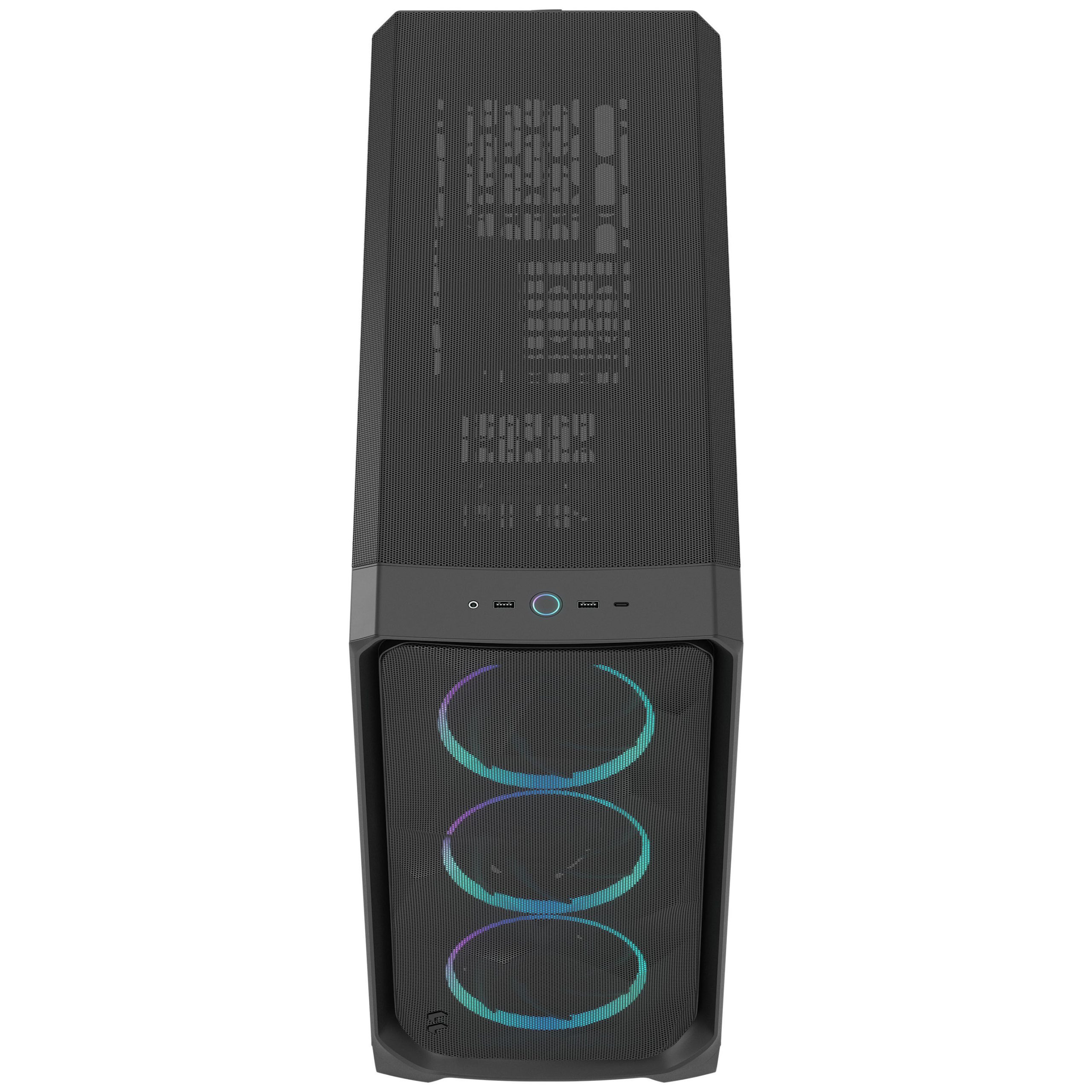 Fractal Design Meshify 3 XL RGB TG PC Case - Full-Tower, E-ATX, Tempered Glass - Black