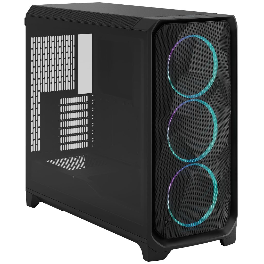 Fractal Design Meshify 3 XL RGB TG PC Case - Full-Tower, E-ATX, Tempered Glass - Black