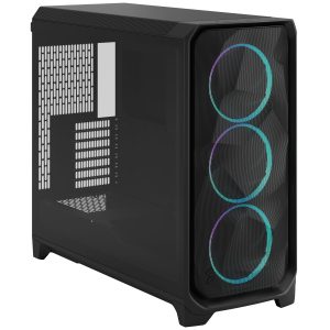 Fractal Design Meshify 3 XL RGB TG PC Case - Full-Tower, E-ATX, Tempered Glass - Black