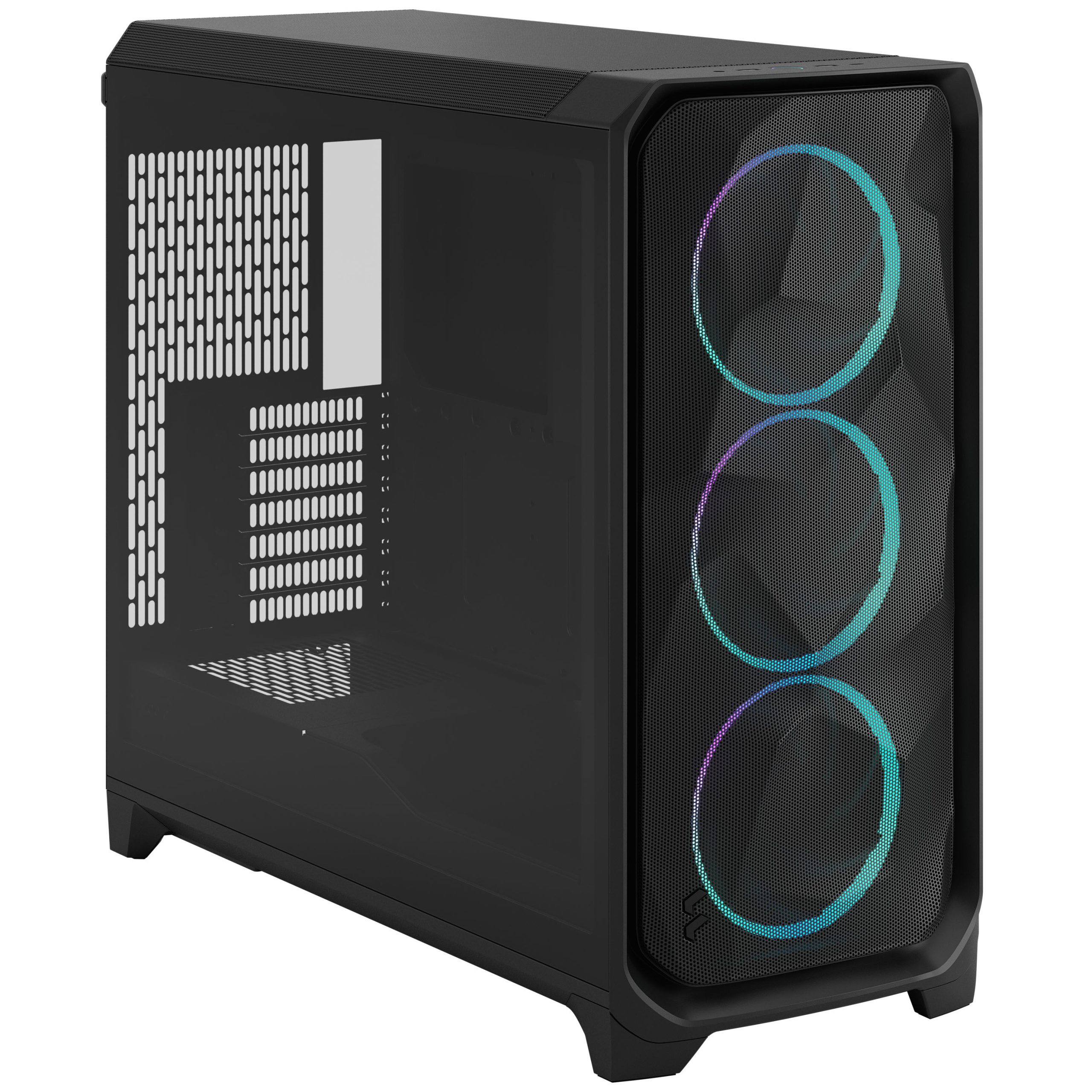 Fractal Design Meshify 3 XL RGB TG PC Case - Full-Tower, E-ATX, Tempered Glass - Black