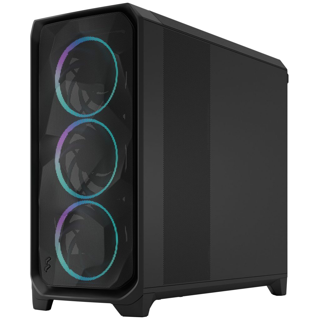 Fractal Design Meshify 3 XL RGB TG PC Case - Full-Tower, E-ATX, Tempered Glass - Black