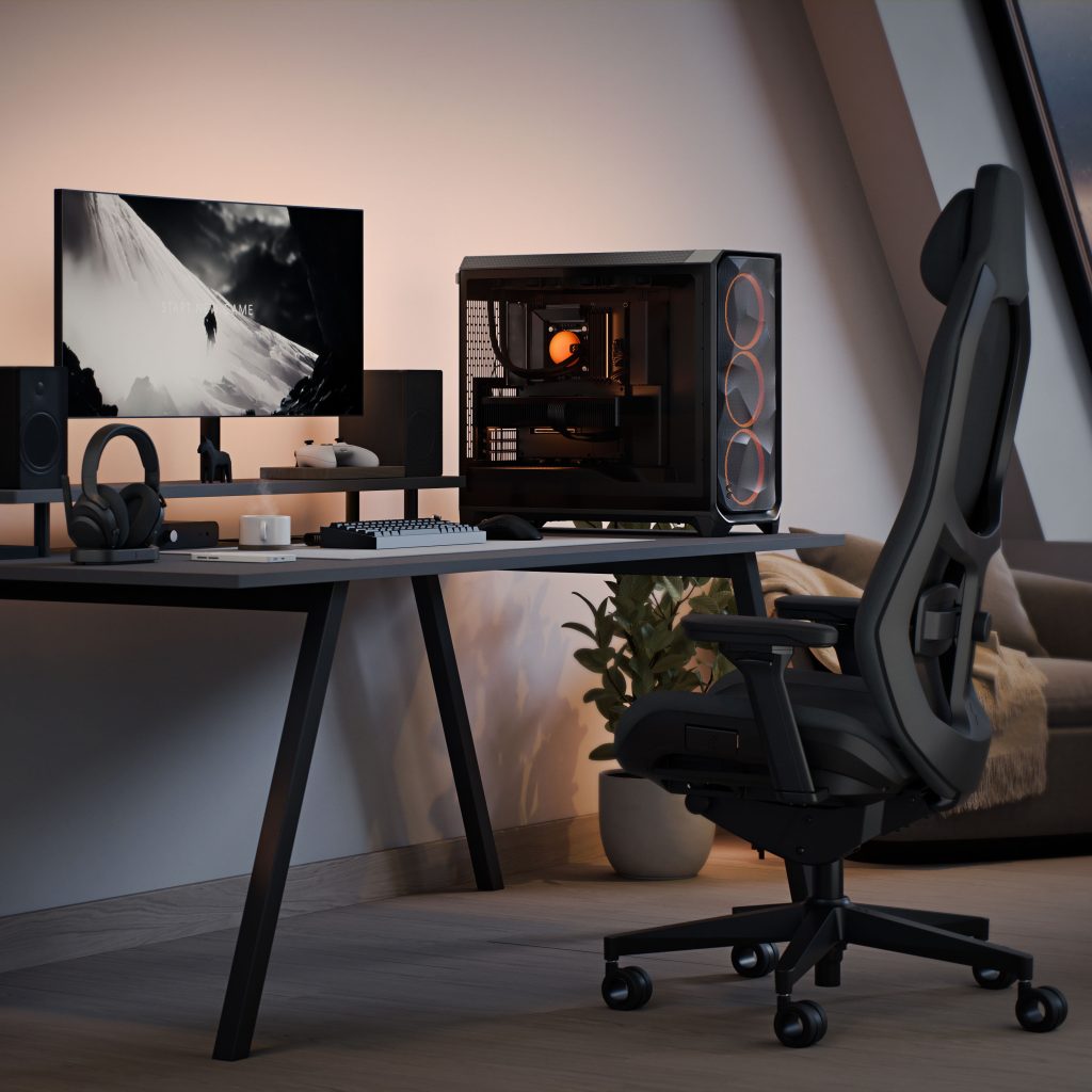 Fractal Design Meshify 3 XL RGB TG PC Case - Full-Tower, E-ATX, Tempered Glass - Black