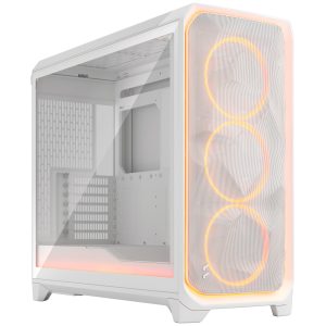Fractal Design Meshify 3 XL Ambience Pro RGB PC Case - Full-Tower, E-ATX, Tempered Glass - White