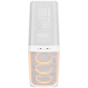 Fractal Design Meshify 3 XL Ambience Pro RGB PC Case - Full-Tower, E-ATX, Tempered Glass - White