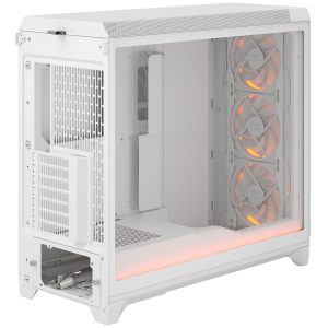 Fractal Design Meshify 3 XL Ambience Pro RGB PC Case - Full-Tower, E-ATX, Tempered Glass - White
